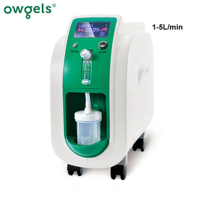 Concentrateur portatif de l'oxygène d'Owgels de pureté de 96% 5 litres pour l'usage à la maison