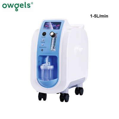 Concentrateur portatif de l'oxygène d'Owgels de pureté de 96% 5 litres pour l'usage à la maison