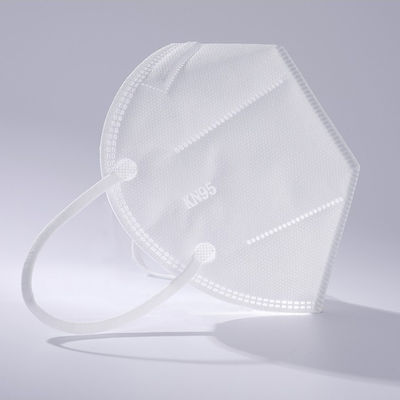 Masque blanc jetable de la liste NB2834 FFP2 du masque KN95 17.5x9.5cm de l'anti poussière