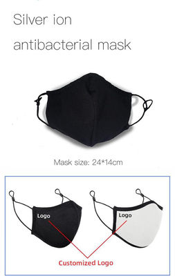 Boucle élastique d'oreille Ion Mask de cuivre lavable/masque lavable de cuivre noir réutilisable