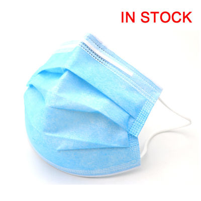 Anti masque protecteur bleu du virus 3ply, filtre jetable non tissé du masque 95% avec Earloop