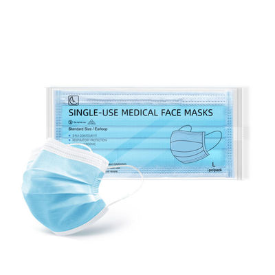 Masque protecteur écologique inodore de soin personnel de 3 plis de masque médical jetable de 99% BFE
