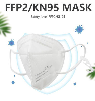 Pollution de la poussière jetable du masque KN95 d'ODM d'OEM l'anti a imprimé le pli de Muiti avec l'oreille Earloop