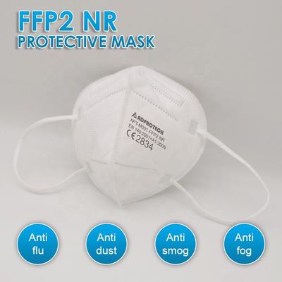 Masque protecteur protecteur jetable, 5 type d'Earloop de masque protecteur de la couche FFP2
