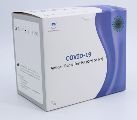 Essai rapide Kit Pharyngeal Test d'antigène d'OEM Covid-19 avec la boîte pourpre blanche