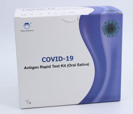 Step-test rapide de la sensibilité une du kit 95% d'essai de salive d'antigène oral de l'essai Covid-19