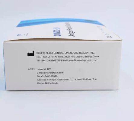 Kits diagnostiques rapides d'essai de la gorge Covid-19, kit d'examen de diagnostic rapide d'écouvillon nasal