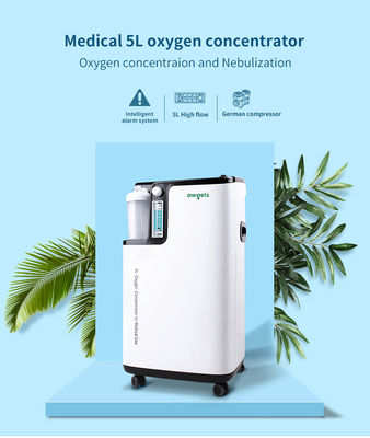 Concentrateur médical blanc en plastique de l'oxygène d'Owgels 350va 5l avec l'alarme intelligente